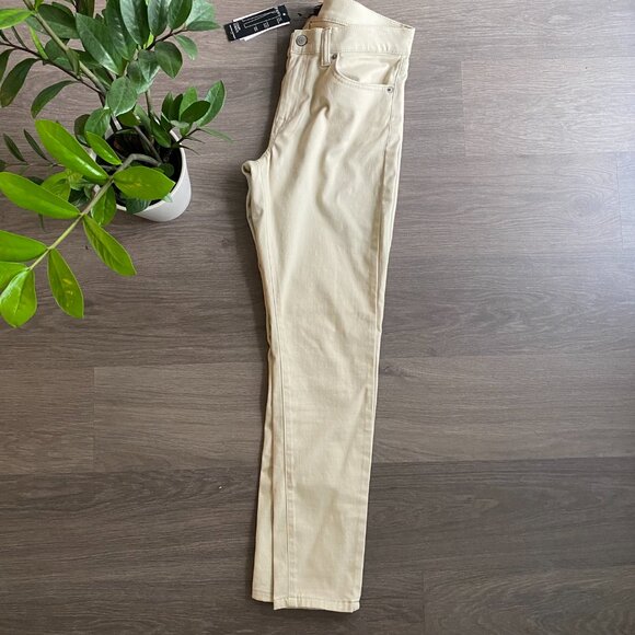 NWT Banana Republic Tan Cropped Mid-Rise Skinny Pants - Picture 12 of 13